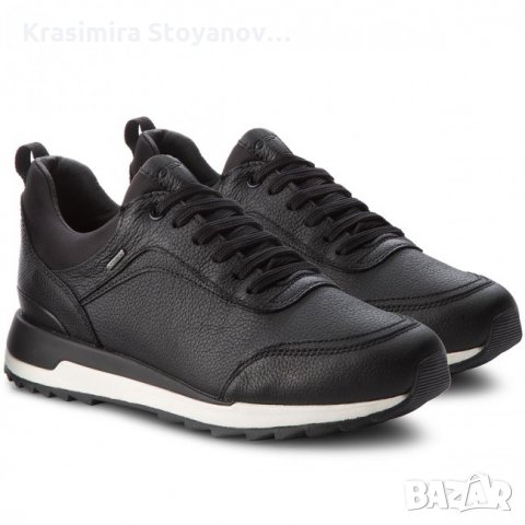 Дамски кожени спортни обувки Geox, снимка 5 - Маратонки - 34687498