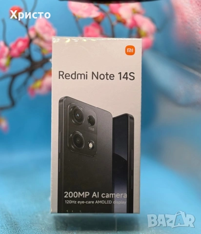НОВ!!! Xiaomi Redmi Note 14S, 8GB, 256GB, Midnight Black + подарък протектор, снимка 2 - Xiaomi - 53432169