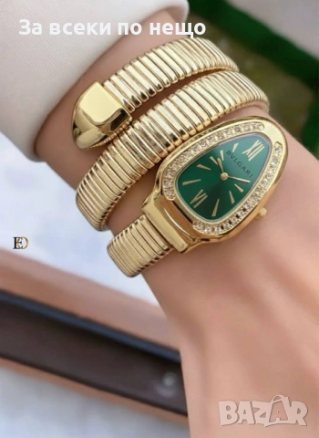 Bvlgari Дамски Часовник Тип Змия Булгари - Налични Различни Цветове Код SK728