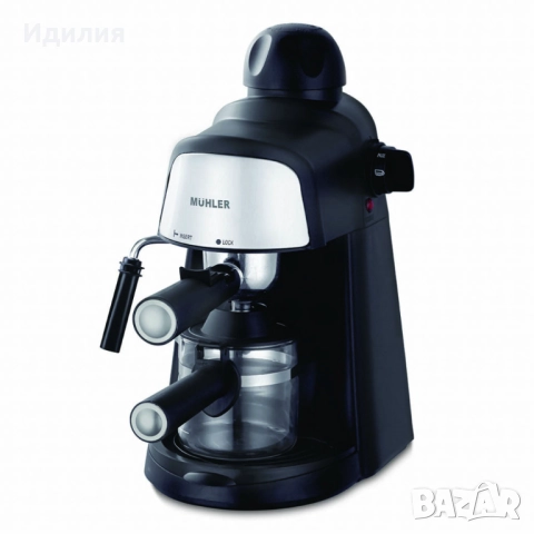 Еспресо машина MUHLER, 3.5 бара 2 в 1 Гаранция: 24 месеца.