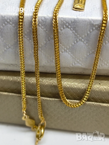 Употребяван 18К златен синджир и 18К златен кръст, снимка 9 - Колиета, медальони, синджири - 52751103