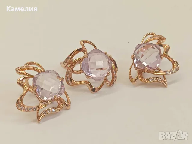 Руско злато. Комплект. , снимка 10 - Бижутерийни комплекти - 56412299