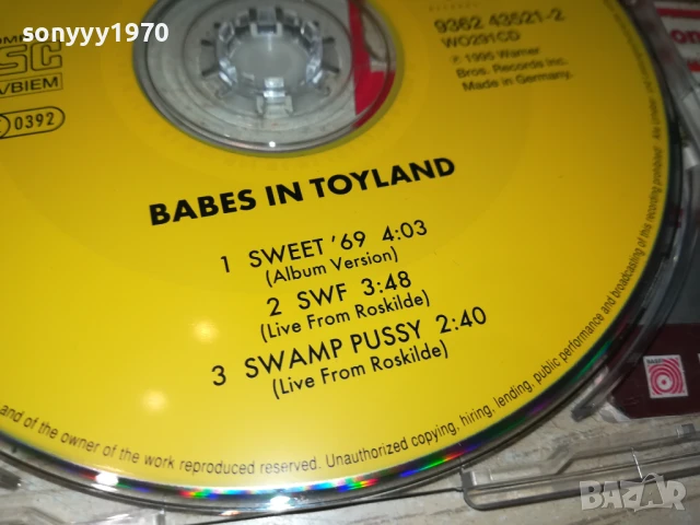 SWEET 69 CD 0607251044, снимка 16 - CD дискове - 50923918