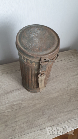 Немски противогаз WW2 , снимка 2 - Колекции - 44758049