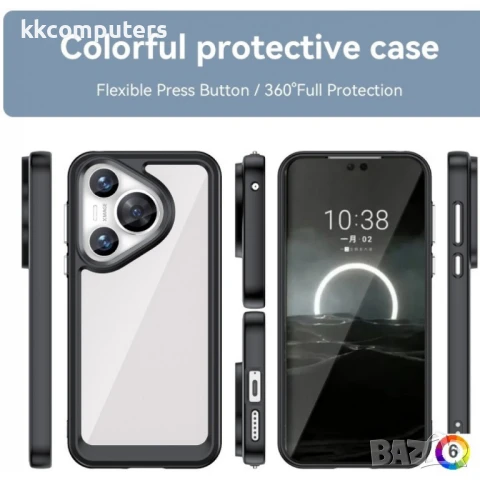 Huawei Pura 70 Colorful TPU Калъф и Протектор, снимка 6 - Калъфи, кейсове - 51400407