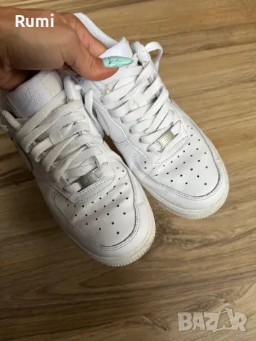 Оригинални бели кецове Nike Air Force ! 36,5 н, снимка 9 - Кецове - 49717051