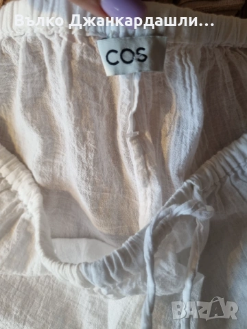 Летен широк панталон Cos с дълбоки цепки, размер М/L, снимка 5 - Панталони - 53094303