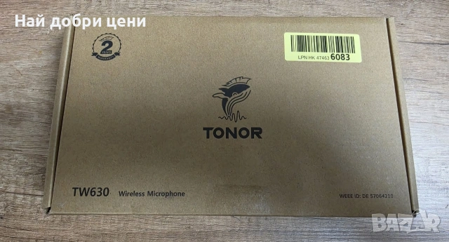 TONOR TW630 – безжичен микрофон