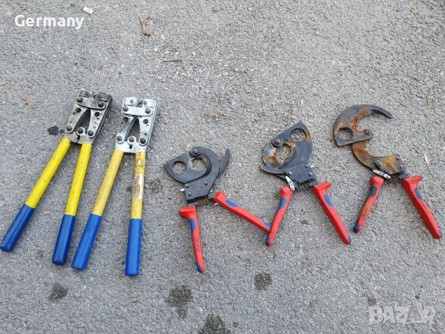 Klauke knipex кербовъчни клещи рязане на кабели, снимка 11 - Клещи - 36332518