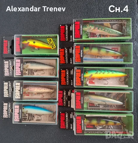Воблери Rapala Countdown, снимка 3 - Такъми - 55824881