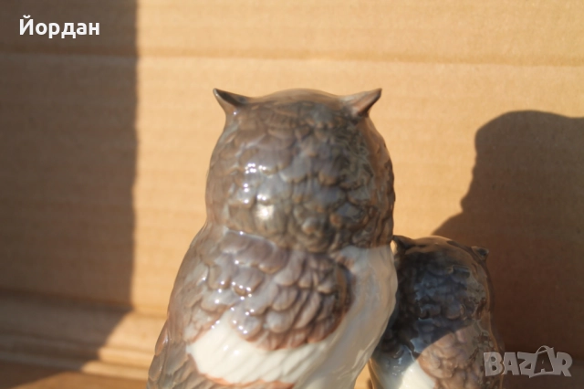 Порцеланова фигурка ''Бухал'' , снимка 7 - Колекции - 52335358