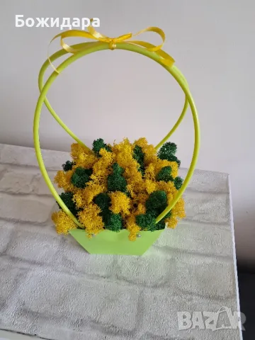 Кошнички със скандинавски мъх, снимка 9 - Декорация за дома - 49479525