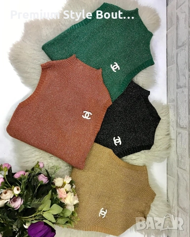 брошка от висококачествена стомана chanel