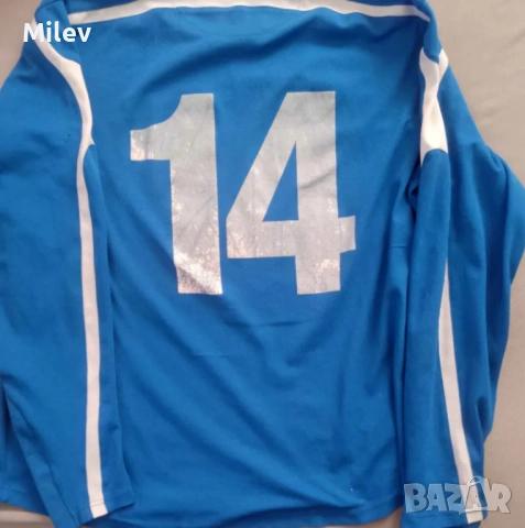 Левски София 2006/07 Uhlsport дълъг ръкав – Mtel – №14, снимка 2 - Футбол - 53661416