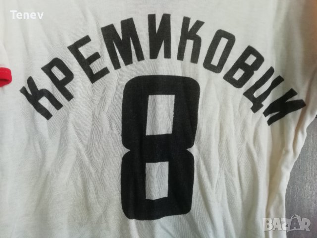 Кремиковци 1960 колекционерска мачова тениска с номер 8 футболна фланелка , снимка 3 - Тениски - 42037626