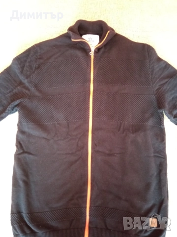 Мъжка черна жилетка ХЛ размер, снимка 11 - Суичъри - 52007600