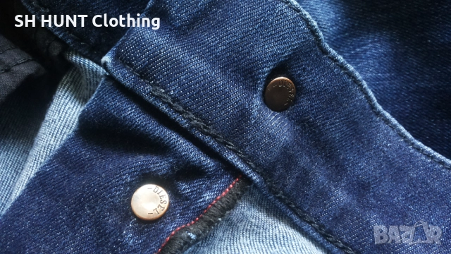 DIESEL D-FINING Tapered Stretch Jeans Размер W34 L32 мъжки еластични дънки 54-66, снимка 14 - Дънки - 52226739
