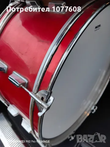 БАС КАСА/МАРШОВ БАРАБАН/ТЪПАН 22 ИНЧА С ЧИНЕЛИ И КИЯК, снимка 16 - Ударни инструменти - 49816340