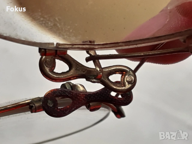 Стари очила с позлата Пенсне, снимка 4 - Антикварни и старинни предмети - 53498927