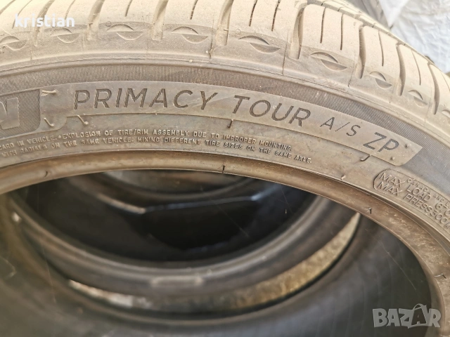 michelin 245 40 19 рфт 3бр като нови, снимка 4 - Гуми и джанти - 53736660