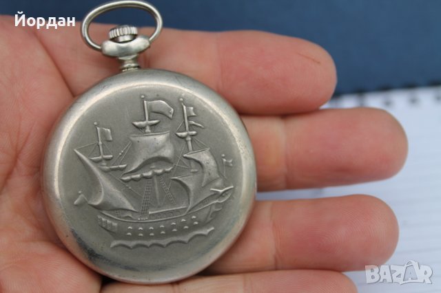 Джобен часовник ''Молния'', снимка 10 - Антикварни и старинни предмети - 40790444