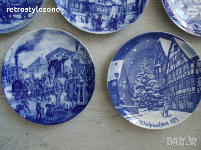 № 7061 стари порцеланови пана / чинии - Berlin   - лот 8 броя  , снимка 3 - Други ценни предмети - 41416057