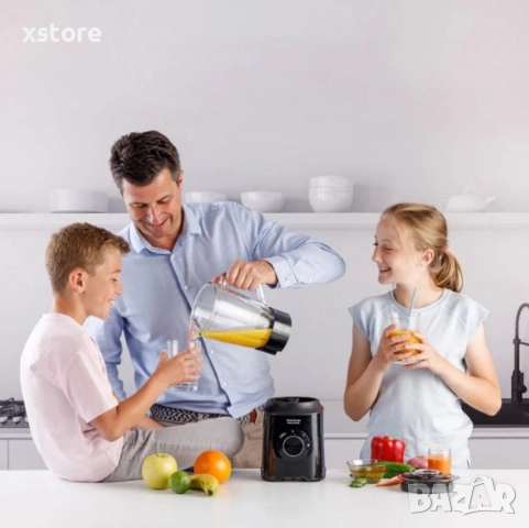 Блендер Taurus Prior Glass 1500 – 1500W, стъклена кана 1.8L, Turbo функция, ножове за лед, снимка 5 - Блендери - 52595820