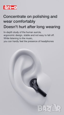 Lenovo-HT38 Безжични спортни Bluetooth слушалки с микрофон, снимка 8 - Bluetooth слушалки - 41783996