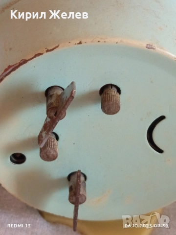 Стар механичен будилник CHINA рядък за КОЛЕКЦИЯ ДЕКОРАЦИЯ 49184, снимка 6 - Антикварни и старинни предмети - 51958265