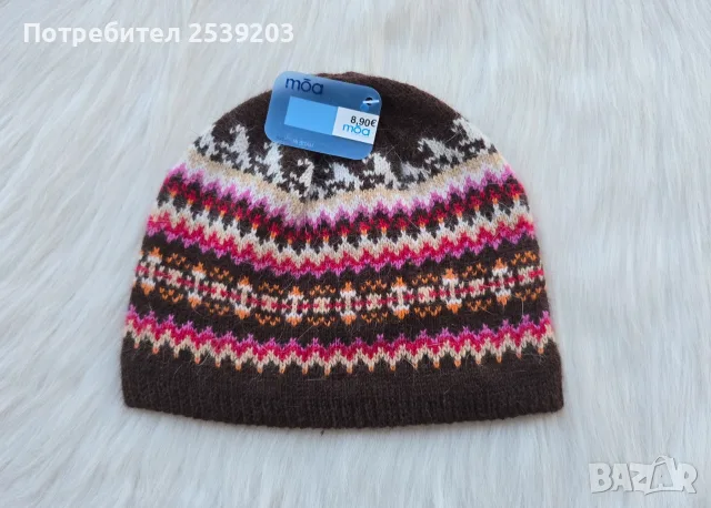 Нова шапка 2-3 години WOOL и ANGORA, снимка 5 - Шапки, шалове и ръкавици - 56055104