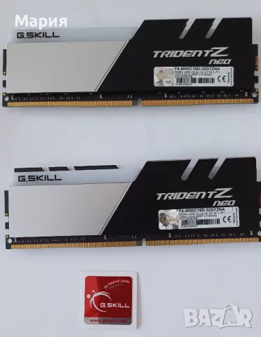 G.SKILL Trident 2 x 16GB ddr4 B-DIE F4-4000C16D-32GTZNA, снимка 7 - RAM памет - 49222217