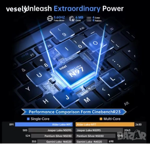 17,3-инчов лаптоп ACEMAGIC AX17, снимка 3 - Лаптопи за дома - 51831381