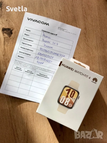  Смарт часовник, Huawei fit 4 ,НОВ Неразпечатан в гаранция