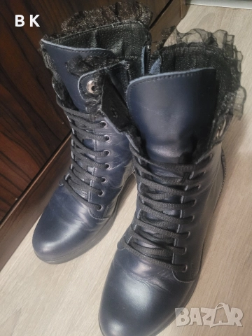 Боти 36ти номер, естествена кожа 