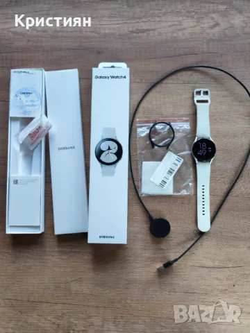 Смарт часовник / Smart watch / Samsung galaxy watch 4 40mm бял, снимка 1
