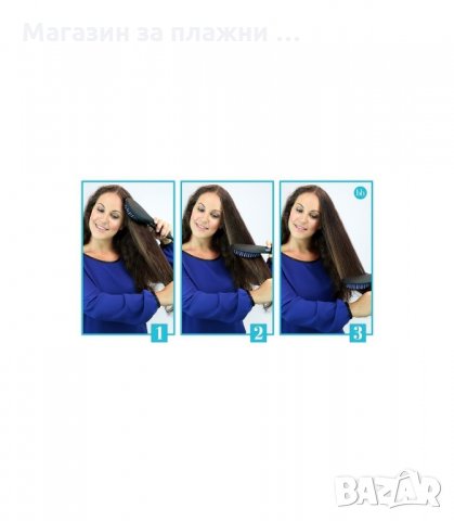 ПРОФЕСИОНАЛНА ЕЛЕКТРИЧЕСКА ЧЕТКА ЗА РАЗРЕСВАНЕ И ИЗПРАВЯНЕ НА КОСА STRAIGHT ARTIFACT - код 450, снимка 7 - Сешоари - 34270548