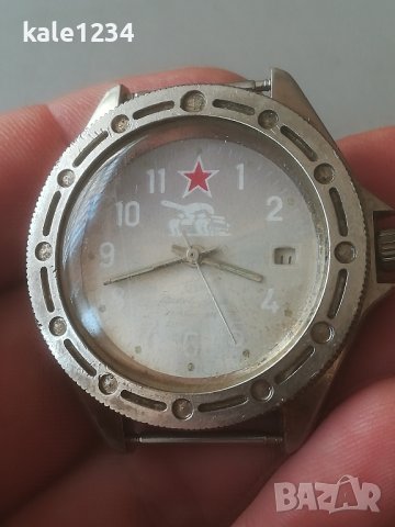 Мъжки часовник Командирские Танк. Восток. Механичен. Ретро модел. СССР , снимка 3 - Мъжки - 42403963