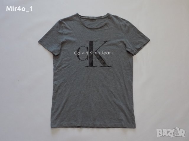 Тениска calvin klein ck риза потник блуза фанела оригинал мъжка сива М