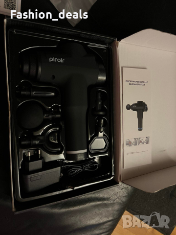 Нов Масажен пистолет Дълбоко тъканен масажор 6 глави за мускулна болка, снимка 9 - Масажори - 36147730