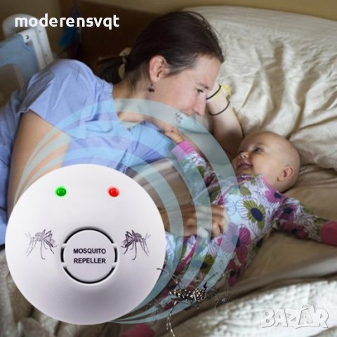 Ултразвуков уред против комари за контакт