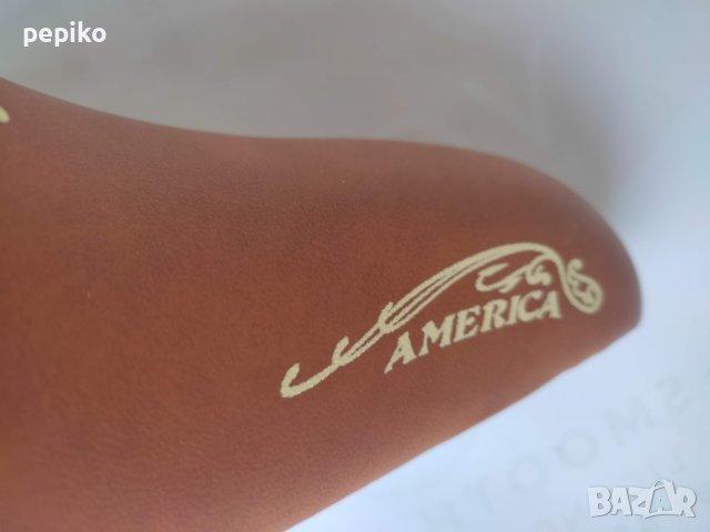 Продавам колела внос от Германия оригинална Италианска седалка AMERICA с пружини, снимка 3 - Части за велосипеди - 41375435