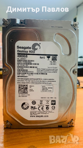 4TB Seagate Desktop HDD 3.5''  диск за настолен компютър, снимка 1