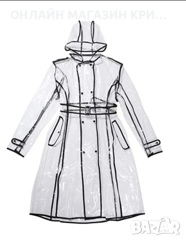 шлифер 100% латекс с коланче и качулка /с.м.л , снимка 4 - Шлифери - 42222169