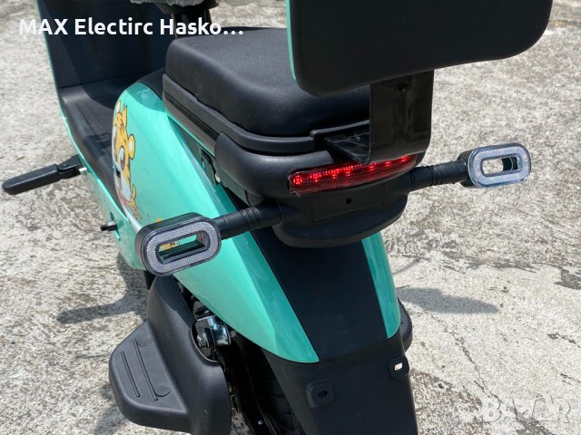 Електрически скутер с педали MaxMotors 500W/48V/12Ah - GREEN, снимка 10 - Мотоциклети и мототехника - 41142408