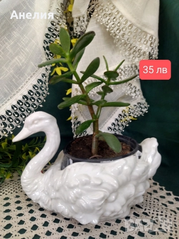 Лебеди кашпи, снимка 12 - Декорация за дома - 51778063