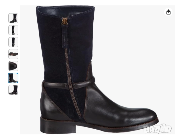 Ботуши Tommy Hilfiger Hamilton 13C номер 42 - от кожа и велур до средата на прасеца, снимка 4 - Дамски ботуши - 52355878