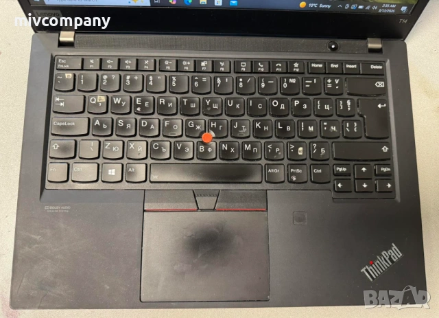 Лаптоп Lenovo ThinkPad T14 Gen 1 i5 Ram 16 ssd 256, снимка 7 - Лаптопи за дома - 53814031