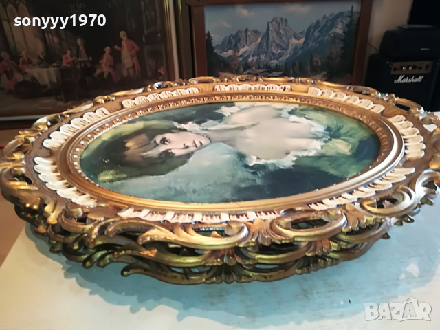 картини с красиви мадами 70х60см-внос германия 0304221039, снимка 12 - Антикварни и старинни предмети - 36325047