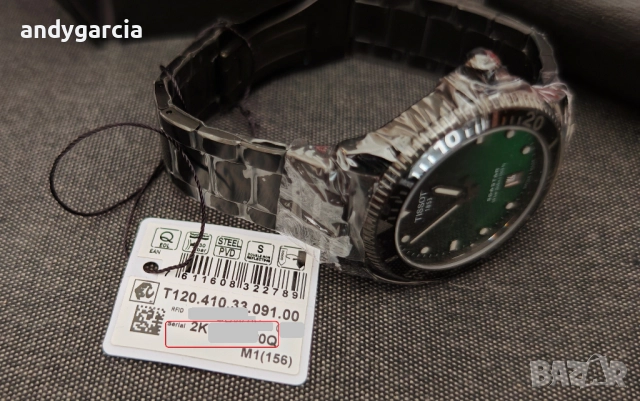 TISSOT SEASTAR 1000 QUARTZ 40mm T120.410.33.091.00 чисто нов часовник с кутия 100% оригинален, снимка 8 - Мъжки - 51483285