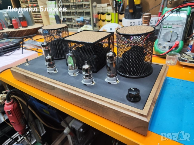 Лампов усилвател с 6П18П - Въшката, снимка 3 - Ресийвъри, усилватели, смесителни пултове - 53250638